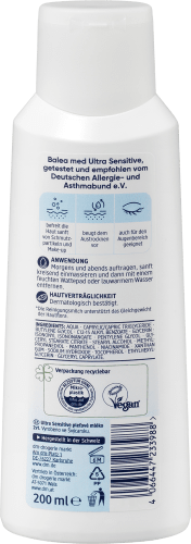 Ultra Sensitive, Reinigungsmilch 200 ml