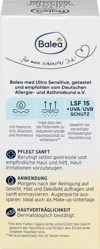 Anti-Faltenpflege Q10 Ultra Sensitive, 50 ml