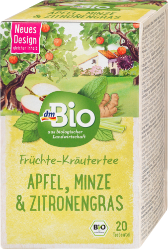 Früchte- & 40 & Zitronengras Kräuter-Tee 2 Apfel, g (20 g), x Minze