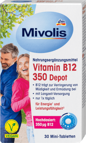 Vitamin B12 350 Depot, 30 Mini-Tabletten, 6 g