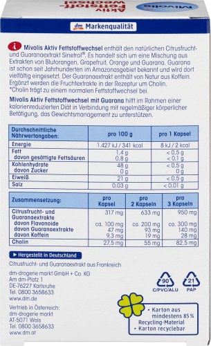Aktiv Fettstoffwechsel Kapseln 25 45 g St