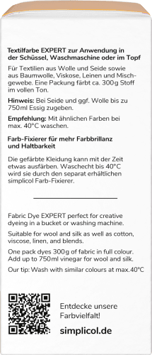 g Mais-Gelb, expert 150 Textilfarbe