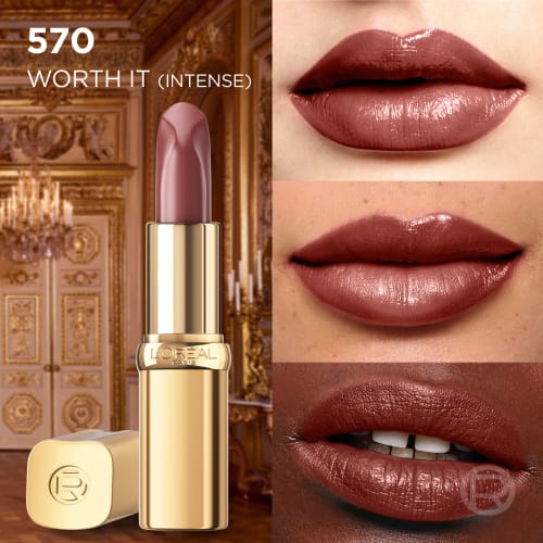 Lippenstift Color Satin 4,7 It Intense, Nude Worth 570 g Riche