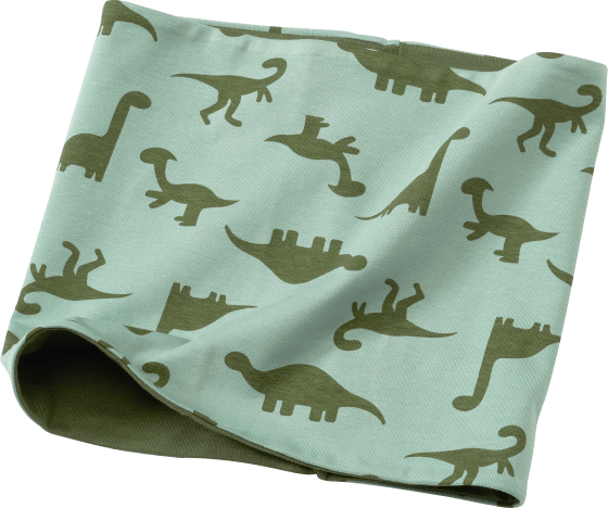 Loop Schal mit Dino-Muster, grün, 1 St