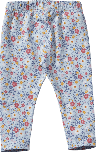 Blumen-Muster, 1 Leggings Pro Climate Gr. blau, St 116, mit