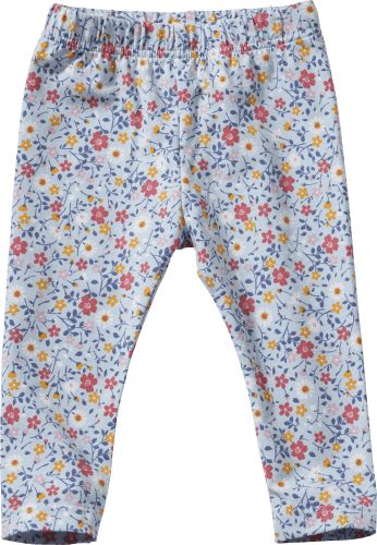 Leggings 1 Blumen-Muster, St Gr. Pro Climate 110, blau, mit