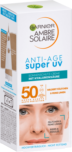 50, ml Anti-Age Sonnencreme super Gesicht, UV, LSF 50