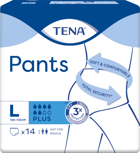 Pants Plus Inkontinenz Vorteilspack Gr. L, 56 St), (4x14 St