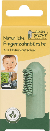 Fingerzahnbürste natürlich, Naturkautschuk, 1 St