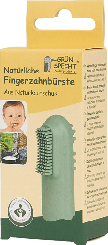 Fingerzahnbürste 1 St natürlich, Naturkautschuk,