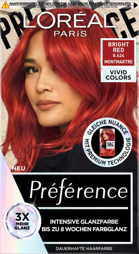 8.624 Haarfarbe Colors Red, 1 St Vivid Bright