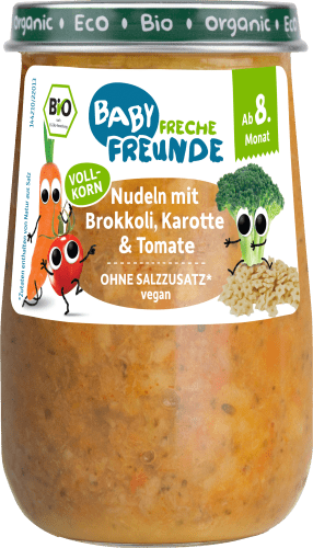 Menü Nudeln mit Karotte & Tomate, g Brokkoli, 190