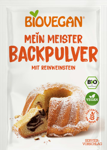 Backpulver mit Reinweinstein, 51 g