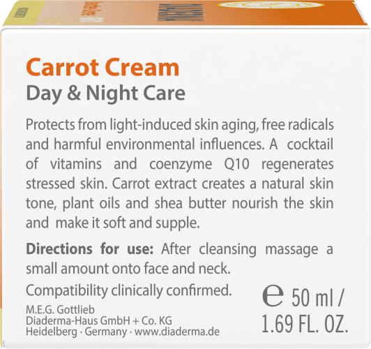 Gesichtscreme Tag & Nacht 50 ml Karottencreme Q10