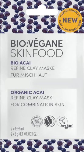 Bio Acai Refine Clay Mask, 10 ml
