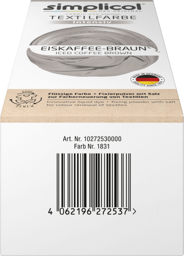intensiv Eiskaffee-Braun, 1 Textilfarbe St
