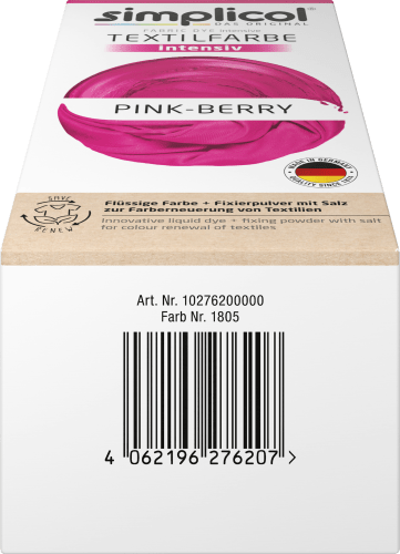150 Pink-Berry, Textilfarbe ml intensiv