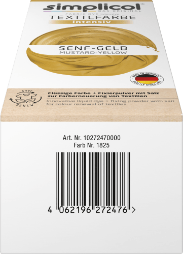 intensiv Senf-Gelb, 150 Textilfarbe ml
