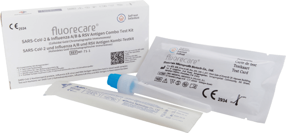 Kombitest SARS-CoV-2 & Influenza A/B & RSV Antigen Combo Test Kit, 1 St