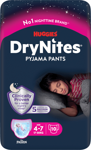 Pyjama Pants Mädchen 4-7 Jahre, 10 St