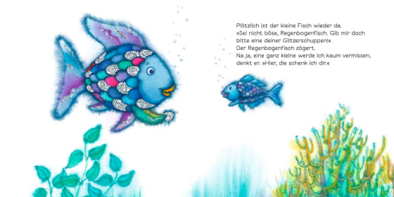 Der Regenbogenfisch - Pappbilderbuch, 1 St