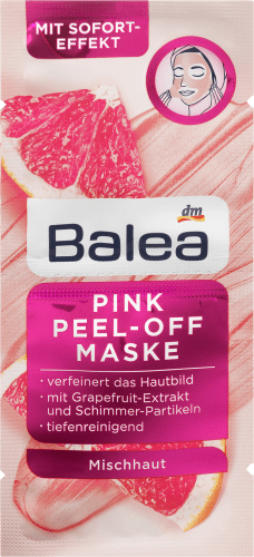 Gesichtsmaske peel off pink (2x8 ml), 16 ml