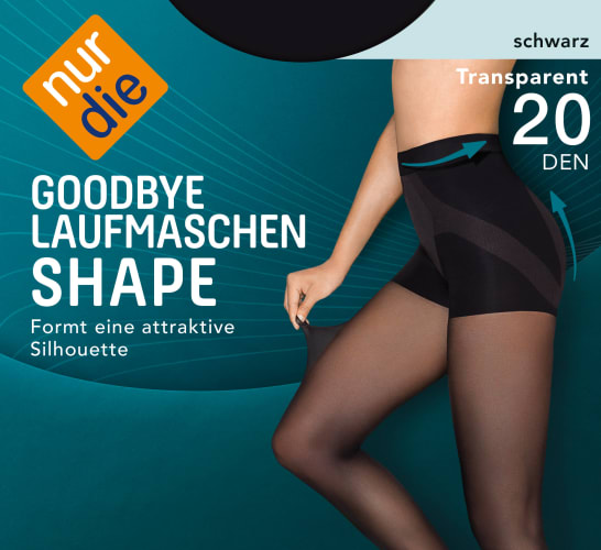 Strumpfhose Goodbye Laufmaschen Shape schwarz Gr. 40/44, 1 St | Shapewear