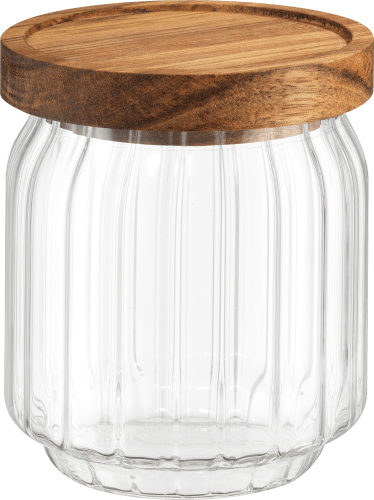 Aufbewahrungsglas mit Holzdeckel 450 ml, 1 St