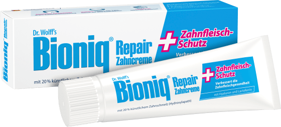 niedrigster Preis online Zahnpasta Repair-Zahncreme Plus fluoridfrei, 75 Zahnfleisch-Schutz ml