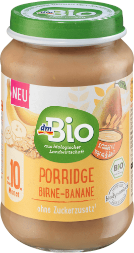 Porridge Birne-Banane ab 10. Monat, Demeter, 190 g