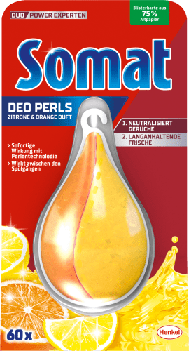 St Spülmaschinen-Deo Orange, & 1 Zitrone Duo-Perls