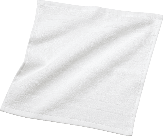 100 Frottee Handtuch % St weiß Bio-Baumwolle 1 aus GOTS-zertifiziert,