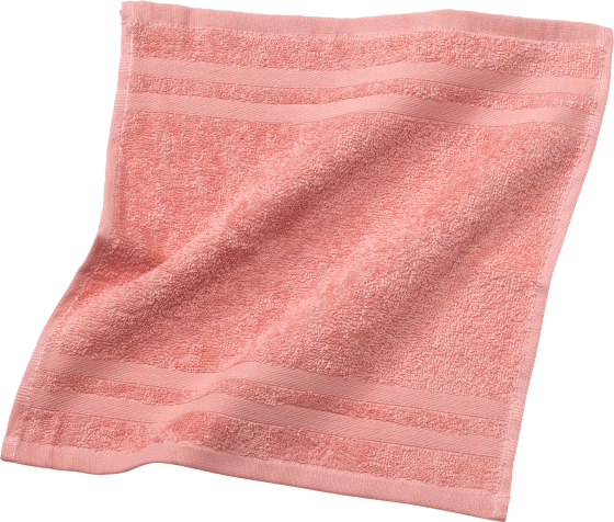 Handtuch aus Frottee GOTS-zertifiziert, rosa Bio-Baumwolle 100% St 1