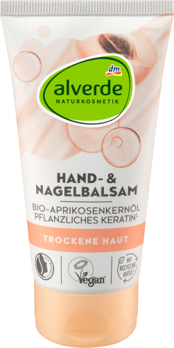 Hand- und Nagelbalsam Bio-Aprikosenkernöl & Pflanzliches Keratin, 75 ml