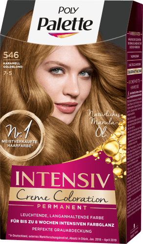 Haarfarbe 546 Caramel Gold St Blond, 1