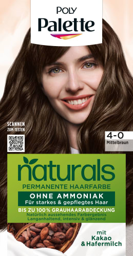 4-0 Naturals 1 St Haarfarbe Mittelbraun,