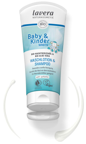 Baby & Kinder Waschlotion & 200 Shampoo Sensitiv, ml