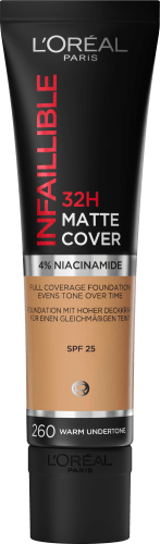 Foundation Infaillible 32H Matte Dore/Golden Cover 30 Sun, 260 Soleil ml