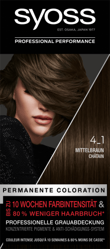 4_1 Haarfarbe Mittelbraun, 1 St