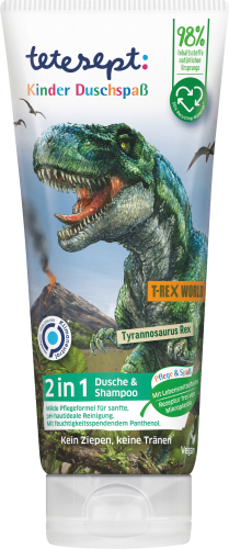 Kinder Dusche & T-Rex, Shampoo ml 2in1 200
