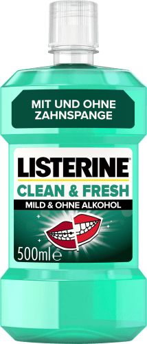 Mundspülung Clean 500 Fresh, & ml