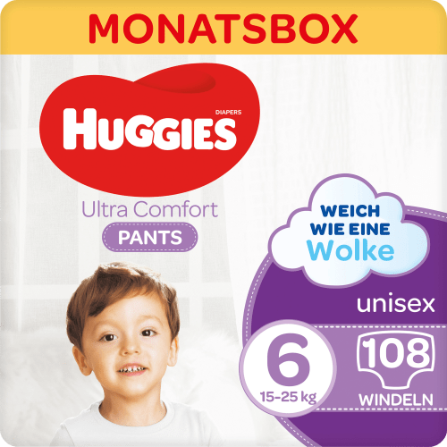 Gr. (15-25 kg), Comfort Pants Ultra 6 St Monatsbox, 108 Baby