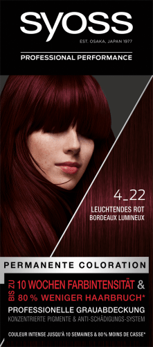 Haarfarbe 4-22 Leuchtendes Rot , 1 St