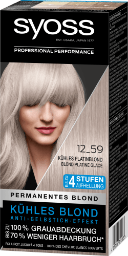 Haare St Platinblond, Aufheller 12_59 Kühles 1