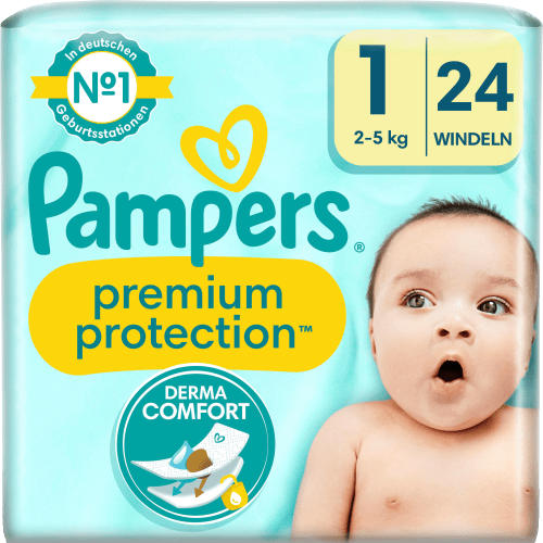 Windeln Premium Protection 1 (2-5 Newborn 24 St Gr. kg)