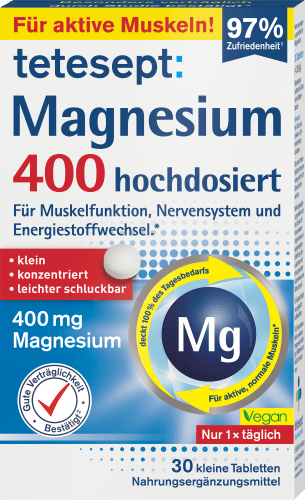 Magnesium 400 Tabletten 30 St., 25,8 g