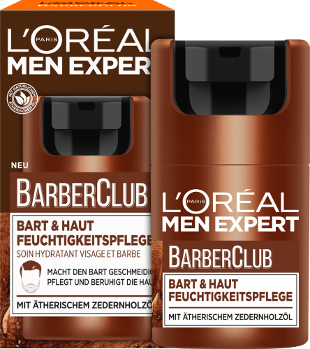 Feuchtigkeitspflege Barber Club Bart & Haut, 50 ml