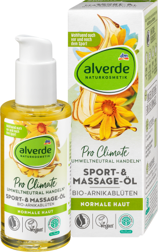 & alverde Sport- Bio-Arnikablüten, 100 ml Massage-Öl