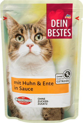 Nassfutter Katze Huhn & Sauce, 100 in Ente g