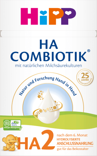 Folgemilch HA2 Combiotik nach 600 g 6.Monat, dem